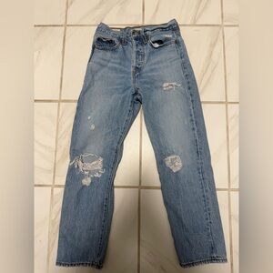 Levi's Light Blue Straight Leg Jeans